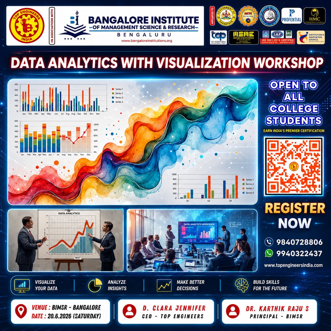 Data Analytics with Visualization Workshop 2026 Workshop Poster 